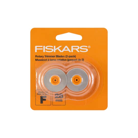 12 Packs: 2 ct. (24 total) Fiskars&#xAE; Rotary Trimmer Cutting Blades